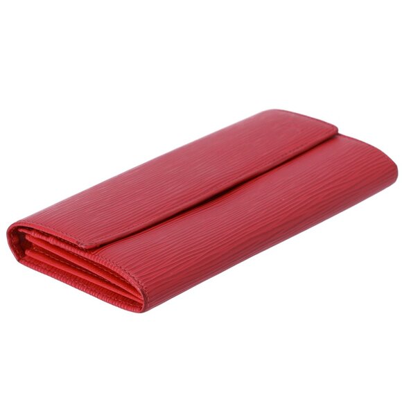 Louis Vuitton Sarah Epi Long Wallet M60316 Carmine Epi Leather - Picture 4 of 6